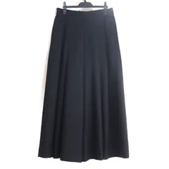 LAD MUSICIAN ラッドミュージシャン WOOL GABARDINE 2TUCK CROPPED WIDE SLACKS  パンツ ワイドフレアパンツ ブラック 2119-557 42 メンズ 中古のサムネイル