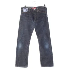 コムデギャルソンジュンヤワタナベマン リーバイス Levi's 505 AD2009 コットン ギンガムチェック ロールアップ パンツ ボトムス WZ-P801 ブルー M【中古】のサムネイル