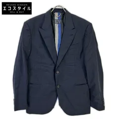 LOUIS VUITTON　ルイヴィトン　RM191F IQE HGCF4E 19年製 ネイビー チェック 2B テーラードジャケット　52のサムネイル