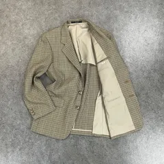 DAKS Tailored Jacket Check Wool ダックス テーラードジャケット ブレザー シングル チェック柄 ウール メンズ 94 AB 4のサムネイル