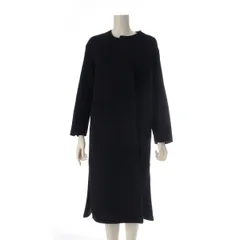 ドゥーズィエムクラス MUSE ウール ノーカラー コート 21-020-500 ブラック 36【中古】のサムネイル