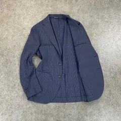 Green Label Relaxing GLR ECOPET グリーンレーベルリラクシング ユナイテッドアローズ エコペット テーラードジャケット ブレザー シングル 千鳥格子 総柄 メンズ 44 3122-199-1117のサムネイル