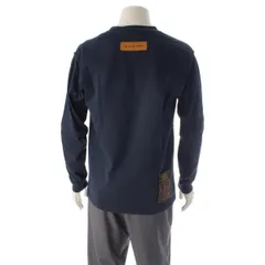 ルイヴィトン 21AW インサイドアウト クルーネック ロンT 長袖Ｔシャツ トップス ネイビー XS【中古】のサムネイル