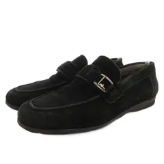 サルヴァトーレフェラガモ Salvatore Ferragamo ローファー  スリッポン スエード 5 黒 /FF ■IBO100のサムネイル