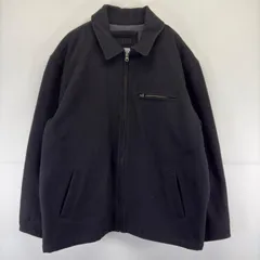 古着 オールドネイビー OLD NAVY ジャケット フルジップ 大きいサイズ 襟付 中綿 2XL  ブラック メンズのサムネイル