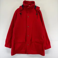 古着 90's/90年代 ウールリッチ WOOLRICH USA製 ジャケット フルジップ パーカー ウール コート M  レッド系 レディースのサムネイル