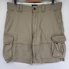 古着 ポロ・ラルフローレン POLO RALPH LAUREN パンツ カーゴ ワンポイントロゴ ハーフ ジップ ポロチノ w35  ベージュ系 メンズのサムネイル