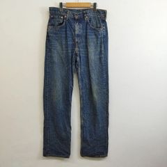 14-112 リーバイス 無地 デニムパンツ ストレート W28L30 S 青 - メルカリ