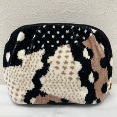 ナルミヤインターナショナル シェニール織 ポーチ ハンカチ メゾピアノ