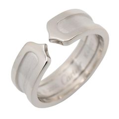 カルティエ CARTIER リング・指輪 C2 リング K18WG（ホワイトゴールド） C2 リング ユニセックス Used A