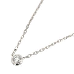 カルティエ CARTIER ネックレス ダムール SM ネックレス B7215900 首回り37.5/40.5cm K18WG（ホワイトゴールド） ダイヤモンド ダムール SM ネックレス レディース Used A