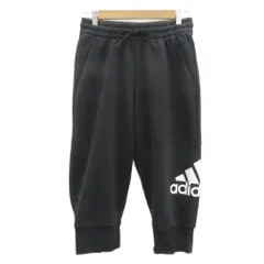 アディダス adidas スウエットパンツ ジョガーパンツ L 黒 ブラック イージー ハーフ丈 /HO23 ■ECA007のサムネイル