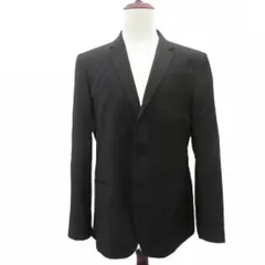 シスレー SISLEY テーラードジャケット 上着 シングル ミドル丈 総裏地 54 黒 ブラック /HO91 ■GY70のサムネイル