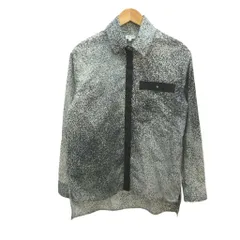 ケンゾー KENZO シャツ ブラウス 38 黒 ブラック グレー 柄 長袖 胸ポケット トップス /YU ■GY70のサムネイル