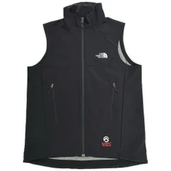 THE NORTH FACE ノースフェイス SUMMIT SERIES ソフトシェルベスト アウトドア ブラック(メンズ M)中古 古着 Y6186のサムネイル