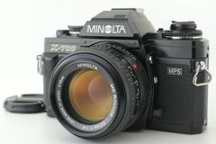 美品】Minolta X-700 Black Film Camera MD Rokkor 50mm F1.4 Lens