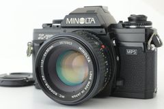 美品】Minolta X-700 Black Film Camera MD Rokkor 50mm F1.4 Lens