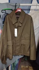 新品 XXL ユニクロU ワークジャケット ブルゾン ブラウン ミリタリー オーバーサイズ ユニ ルメールのサムネイル