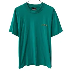 80s FRUIT OF THE LOOM 半袖 プリントTシャツ L グリーン フルーツオブザルーム プルオーバー 80年代 カットソー 夏物 a807-6321のサムネイル