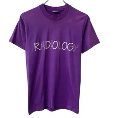 80s USA製 FRUIT OF THE LOOM 半袖 プリントTシャツ S パープル フルーツオブザルーム プルオーバー 80年代 カットソー 夏物 a807-6322のサムネイル