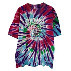 FRUIT OF THE LOOM Grateful Life Tour II 半袖 プリントTシャツ XL マルチカラー フルーツオブザルーム タイダイ 夏物 a807-6335のサムネイル