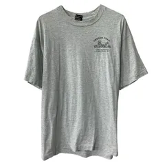 80s USA製 FRUIT OF THE LOOM 半袖 プリントTシャツ XL ライトグレー フルーツオブザルーム 80年代 コットンポリ 夏物 a807-6386のサムネイル