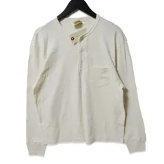 美品 GLADHAND グラッドハンド ヘンリーネック長袖ポケットTシャツ GLADHAND-26 STANDARD HENRY POCKET L/S ホワイト 白 L 27114345のサムネイル