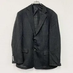 pierre cardin　ピエールカルダン　テーラードジャケット　黒　ブラック　3Lサイズ　古着【値引き交渉OK！】のサムネイル