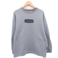 カッパ kappa トレーナー スウェット ボックスロゴ 裏起毛 クルーネック 長袖 3L グレー /TT ■GY99のサムネイル