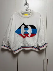 LUCKY CHOUETTE ラッキーシュエトゥ クロップド スウェットシャツ 白のサムネイル