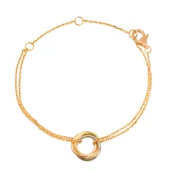 カルティエ Cartier トリニティ ブレスレット 15cm K18 YG WG PG 750 スリーゴールド スリーカラー Trinity【証明書付き】 90329790のサムネイル