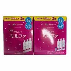 メニコン O2ケア ミルファ 120ML 6本（レンズケース付き）のサムネイル