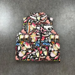 niko and... TSUMORI CHISATO ニコアンド ツモリチサト コラボ 別注 中綿ベスト 比翼ジップ アート グラフィック 総柄 マルチカラー レディース 89978400のサムネイル