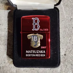 ZIPPO 松坂大輔 2007 ボストン・レッドソックス MLB ジッポー MATSUZAKA BOSTON RED SOX 火花確認済みのサムネイル