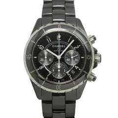 シャネル CHANEL J12 41mm クロノグラフ H0940 メンズ 腕時計 デイト ブラック セラミック オートマ 自動巻き ウォッチ 90323042のサムネイル