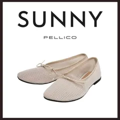 未使用　PELLICO SUNNY (ペリーコサニー)　バレエシューズ　ピンクベージュ　23.5cmのサムネイル