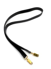 Salvatore Ferragamo フェラガモ レザー バッグ用 黒　ブラック　ショルダーストラップのサムネイル
