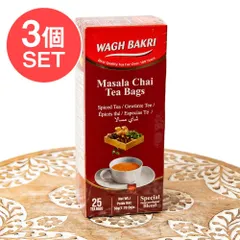 【3個セット】【WAGH BAKRI】マサラチャイ ティーバッグ Masala Chai Tea Bags / セット のサムネイル