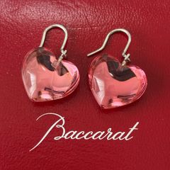 バカラ ピアス新品 レッド Baccarat ジュエリー アクセサリー 赤
