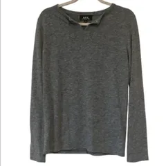 A.P.C.  XS アーペーセー ヘンリーネック カットソー グレー 長袖 美品のサムネイル
