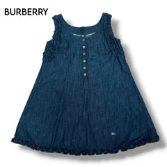 【BURBERRY BLUE LABEL】美品　デニムチュニックワンピース　38のサムネイル