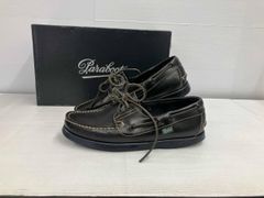 [박스 있음] paraboot 파라부츠 덱 슈즈 BARTH 버스 5.5 인치 24.0cm 정도 0313 블랙 유니섹스