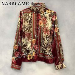ヴィンテ－ジ イタリア製 ナラカミーチェ スカーフ柄 馬具柄 レーヨン 