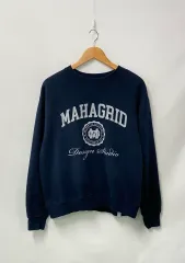 108 MAHAGRID ビックロゴ 裏起毛パーカー ネイビーSのサムネイル