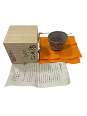 中川自然坊 刷毛目ぐい呑 共箱 Jinenbou Nakagawa - メルカリ