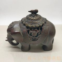 銅製 馬型 香炉 薫香炉 香道具 工芸品 美術品 置物 銅製 馬型 香炉 薫香炉 香道具 工芸品 美術品 置物 - メルカリ