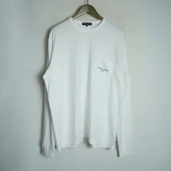 国内正規 美品 COMME des GARCONS HOMME コムデギャルソン オム 長袖 ポケット Tシャツ ロンT HM-T102 AD2023 白 サイズXL 4673Q★4のサムネイル