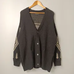 ペンドルトン PENDLETON Vネック・ニットカーディガン【L】ブラック／黒のサムネイル