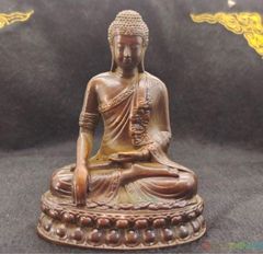 上品】鉄製 大日如来仏像 仏教美術 鎮宅辟邪 開運風水 置物zw427
