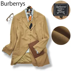 【大きいサイズ】 バーバリー Burberrys シングル 3B テーラードジャケット ブレザー 春夏 15 ライト ブラウン オフィスカジュアル トラッド レディース ♪のサムネイル